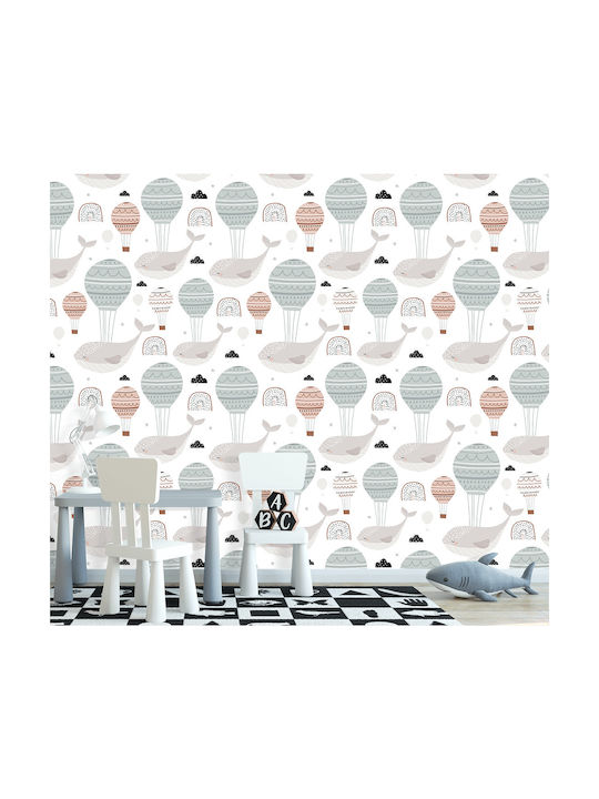 Decoworld Peel & Stick Kids Vinyl Coated Wallpaper