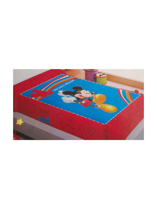 Manterol Casa Pătură Fleece Roșie 160x240cm
