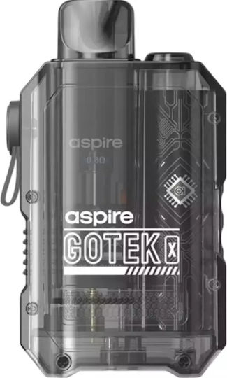 Aspire Gotek X Pod-Bausatz 4.5ml mit eingebauter Batterie 650mAh Translucent Black