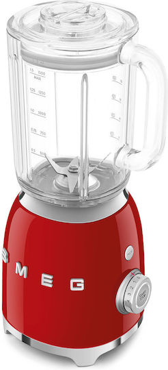 Smeg 50's Style Μπλέντερ με Κανάτα Tritan 1.5 lt 800W Κόκκινο