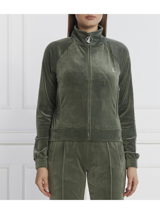 Juicy Couture Tanya Γυναικεία Ζακέτα Φούτερ Βελ...