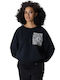 Converse Women's Sweatshirt BLACK