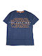 Star Wars T-shirt Star Wars Navy Blue Cotton