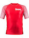 Okami Short Sleeve Shirt ORS124 for Jiu-Jitsu Red