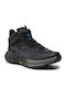 HOKA Speedgoat 5 Mid GTX Ανδρικά Ορειβατικά Μποτάκια Αδιάβροχα με Μεμβράνη Gore-Tex Μαύρα
