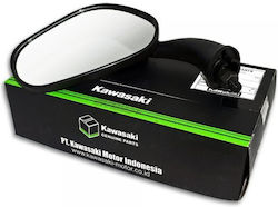 Kawasaki Огледало за мотоциклет 1бр Черен