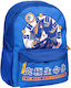 Cerda Sonic Hedgehog School Backpack for Elementary Blue with Water Bottle Holder