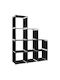 Bibliothek Schwarz 130x45x170cm