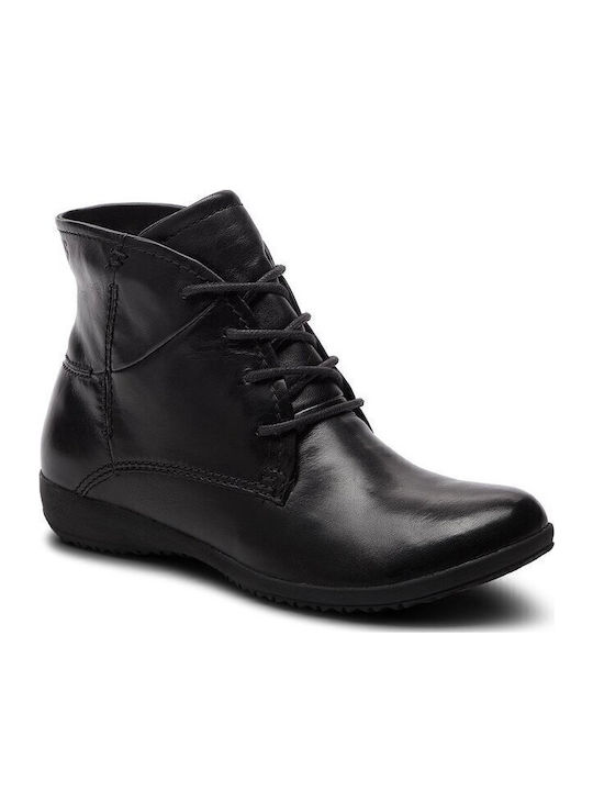 Josef Seibel Leder Stiefeletten Damen Schwarz