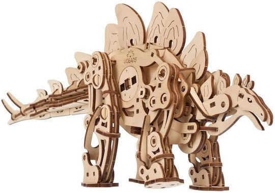 Ugears Παιχνίδι Κατασκευών Ξύλινo Στεγόσαυρος για Παιδιά 8+ Ετών