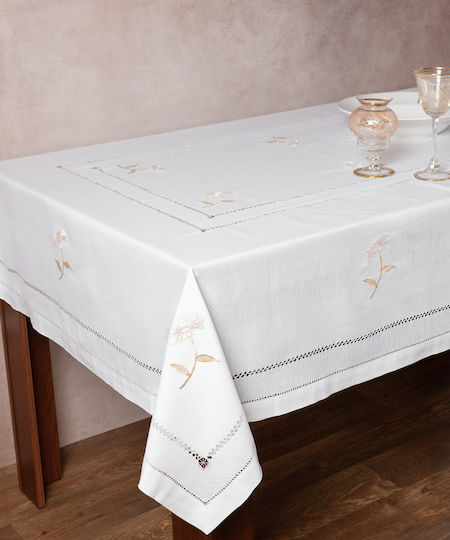 Silk Fashion Τραπεζομάντηλο Κοφτό 0698 Ivory 180x230εκ.