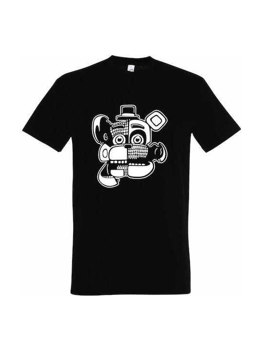 Kids' T-shirt Black Freddy's Face Five Nights At Freddy's