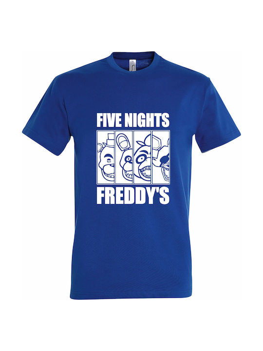 Kids T-shirt Royal Blue Five Nights At Freddy's Vintage