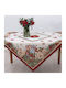 Dimeco Christmas Tablecloth Fabric L140xW140cm 1pcs