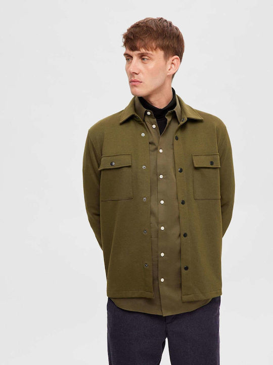 Selected Μακρυμάνικo Overshirt σε Κανονική Γραμ...