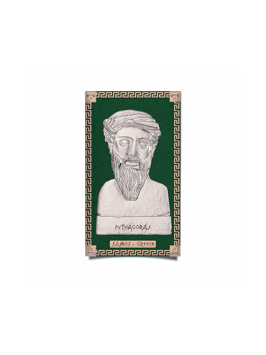 Slevori Питагор Картина Платнен 7.8x12.5см