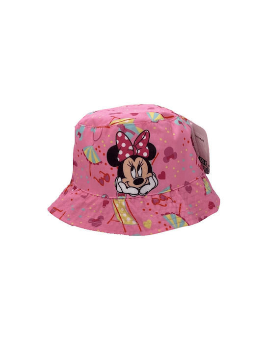 Disney Παιδικό Καπέλο Bucket Υφασμάτινο Ροζ