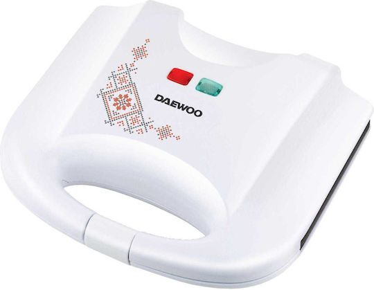 Daewoo Sandwichmaker für for 2 Sandwiches Sandwiches 800W Weiß