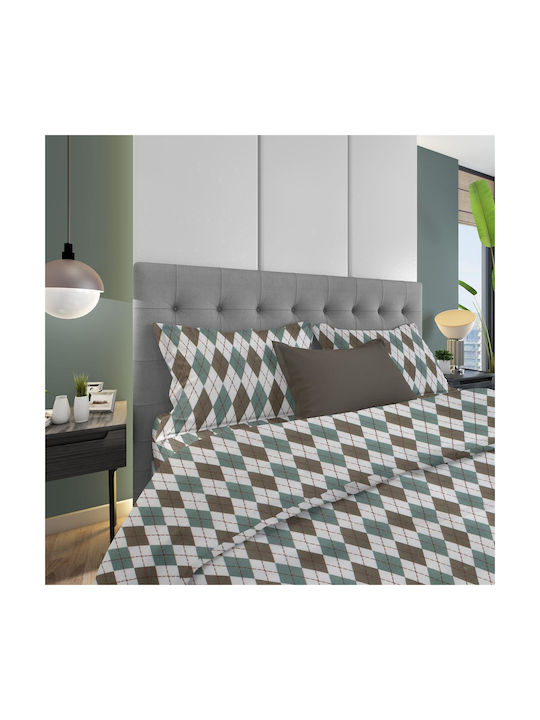 Dimcol Diamond Pillowcase with Envelope Cover 3...