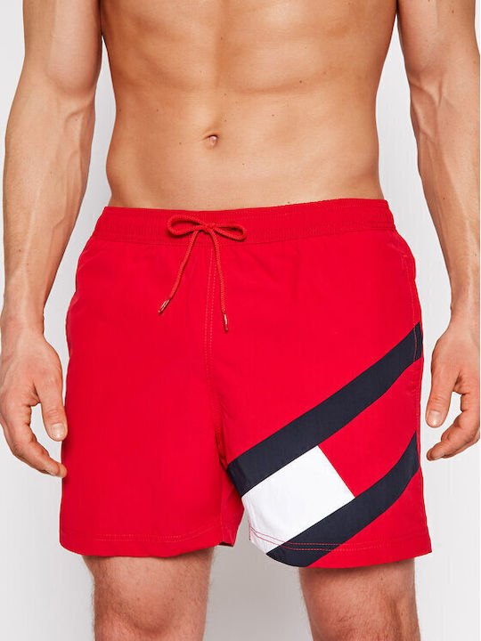 Tommy Hilfiger Ανδρικό Μαγιό Σορτς Κόκκινο
