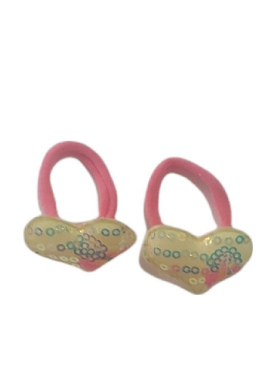 Ro-Ro Accessories Картина Подредба Детски Каучукови Ластици За Коса Жълти 2 Бройки