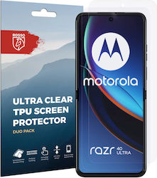 Rosso Ultra Clear 2τμχ (Motorola Razr 40 Ultra) Rosso Ultra Clear 2τμχ (Motorola Razr 40 Ultra)