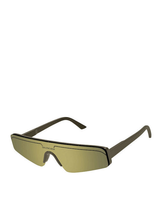 Balenciaga Unisex Sunglasses with Green Plastic...