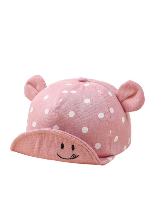 TakTakBaby Kids' Hat Jockey Fabric Pink