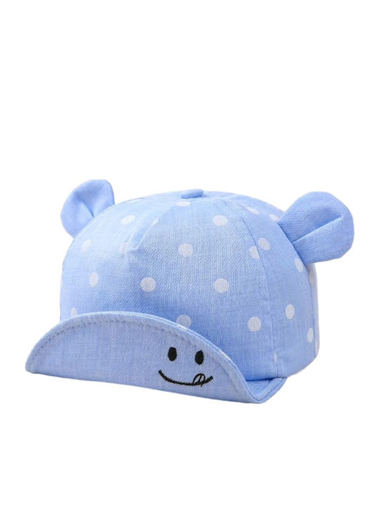 TakTakBaby Kids' Hat Jockey Fabric Light Blue