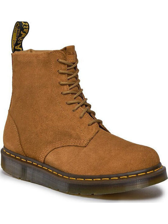 Dr. Martens Berman Suede Καφέ Ανδρικά Μποτάκια