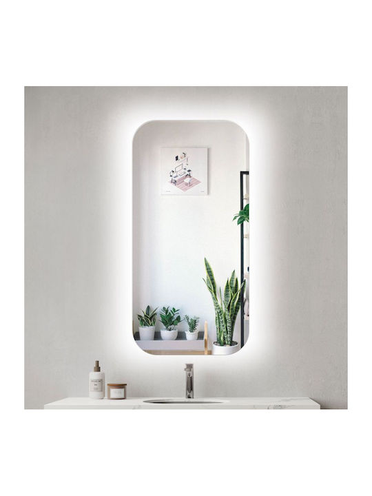 Luminor Bathroom Mirror Led Touch 50x100cm