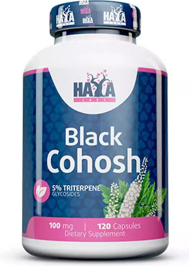 Haya Labs Черно кохош 100 mg 120 Растителни капсули