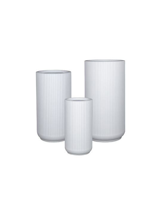 Abararam Flower Pot White 8-0717-B