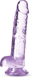 Blush Dildo realist cu ventuză Transparent 18cm