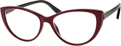 Brilo Lesebrille +1.75 in Rot Farbe