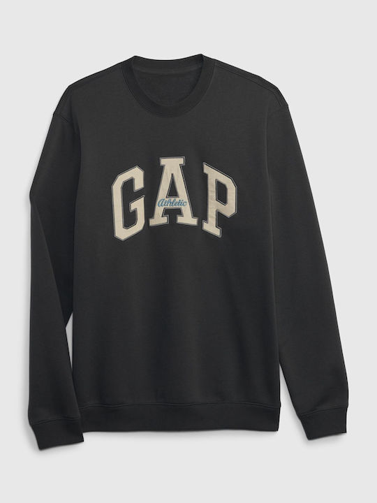 GAP Logo Μακρύ Γυναικείο Φούτερ cast iron grey