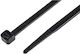 Cresman Δεματικά Καλωδίων Πλαστικά 200mmx3.6mm σε Μαύρο χρώμα (100τμχ) (29717)