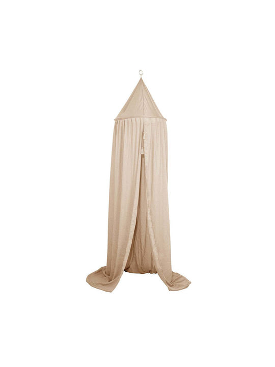 Tulle Baby Cradle Mosquito Net 240cm Beige