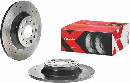 Brembo Brake Disc Rear 1pcs for Audi A3 Seat Alhambra Skoda Kodiaq Volkswagen Arteon