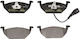 Textar Brake Pad Front 4pcs for Audi A2 Seat Altea Skoda Fabia
