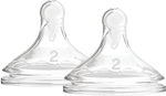 Dr. Brown's Silicone Baby Bottle Teats for 3+ months 2pcs