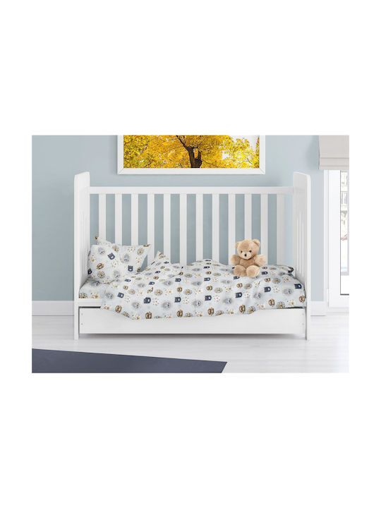 Dimcol Baby Bettbezug Bebe Sky blue 120x160cm.