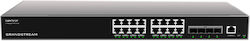 Grandstream GWN7812P Verwaltet L3 Power over Ethernet Switch mit 16 Ports Gigabit (1Gbps) Ethernet und 4 SFP Ports