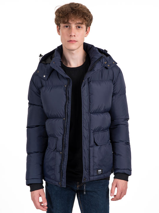 Vcode Men's Winter Puffer Jacket Blue