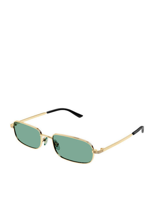 Gucci Unisex Γυαλιά Ηλίου με Χρυσό Μεταλλικό Σκ...
