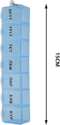 Tpster Weekly Pill Organizer with 7 Places Blue 34202