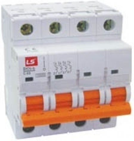 LG Automatic Circuit Breaker 6A Four-pole AC 03.018.0107 3τμχ