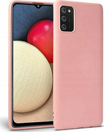 Umschlag Rückseite Silikon Koralle (Galaxy A02s)