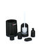 Alpina Plastic Bathroom Accessory Set Black