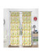 Disney Kids Tab Top Curtain Winnie The Pooh Beige WP107-2 140x290cm